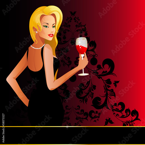 Vector: beautiful woman beautiful woman
