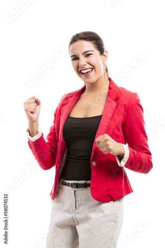 Photo: Happy businesswoman Happy businesswoman