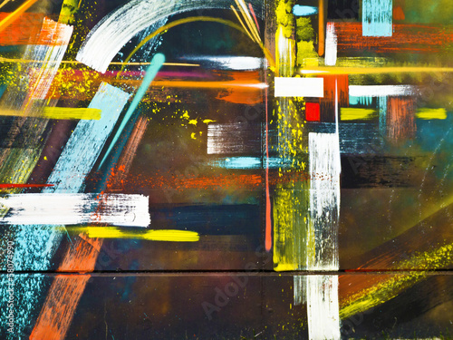 Photo: Abstract Graffiti Segment Abstract Graffiti Segment