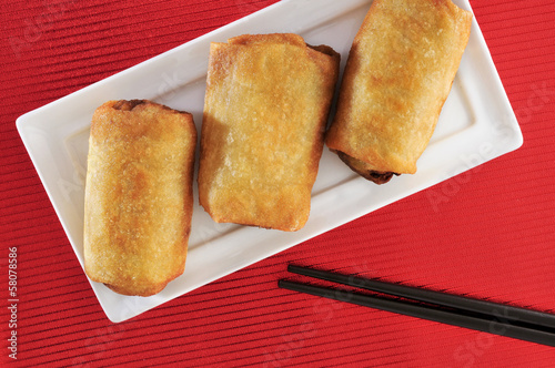 Photo: spring rolls spring rolls