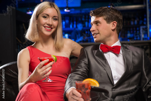 Photo: couple in a nightclub couple in a nightclub