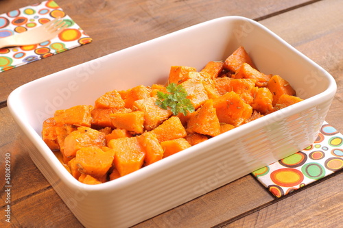 Photo: Baked sweet potato Baked sweet potato