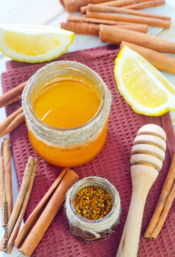 Photo: honey and lemon honey and lemon
