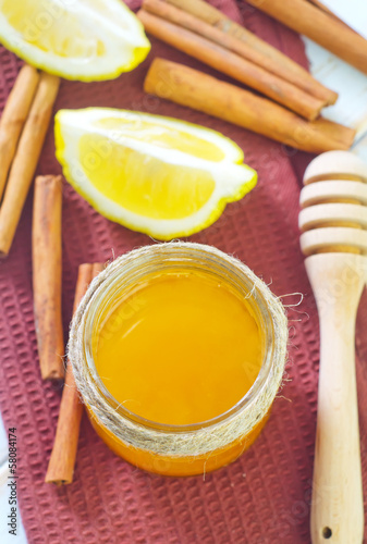 Photo: honey and lemon honey and lemon