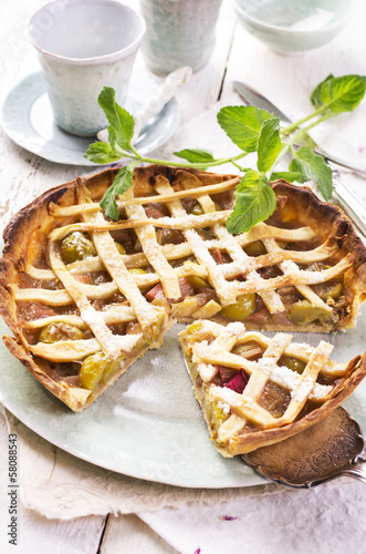 Photo: rhubarb pastry rhubarb pastry