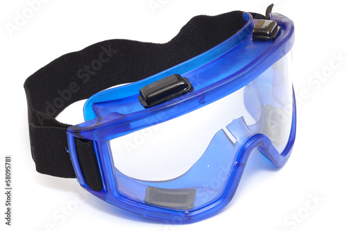Photo: protective eye-wear on white background protective eye-wear on white background