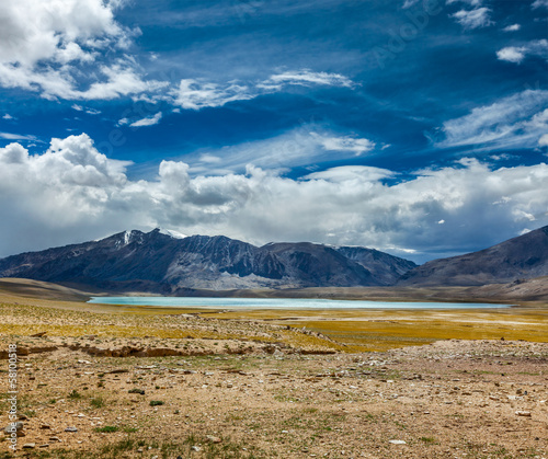 Photo: Himalayan lake Kyagar Tso, Ladakh, India Himalayan lake Kyagar Tso, Ladakh, India