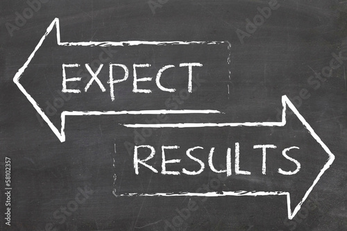 Illustration: Results and Expectations Concept Results and Expectations Concept
