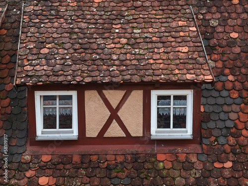 Photo: Historisches Fachwerkhausdach Historisches Fachwerkhausdach