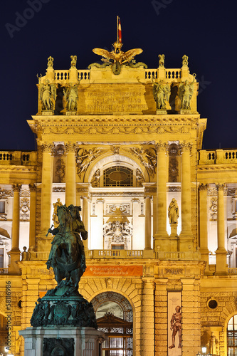 Photo: Hofburg bei Nacht Hofburg bei Nacht