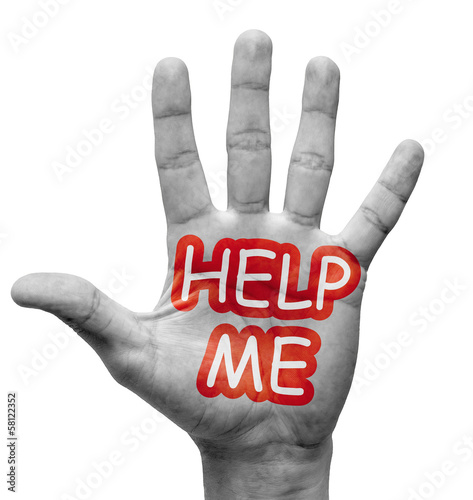 Illustration: Help Concept. Help Concept.