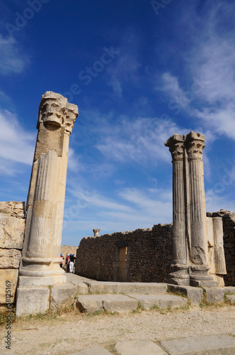 Photo: Volubilis - Roman basilica ruins in Morocco Volubilis - Roman basilica ruins in Morocco