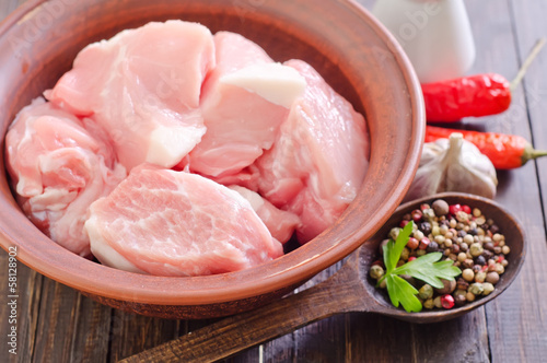 Photo: raw meat raw meat