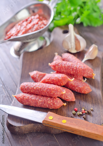 Photo: sausages sausages