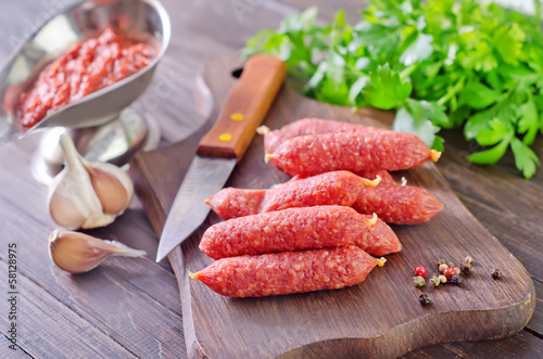 Photo: sausages sausages