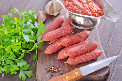 Photo: sausages sausages