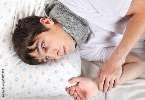 Photo: Diseased Young Man Diseased Young Man
