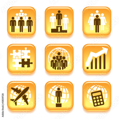 Vector: Business icons Business icons