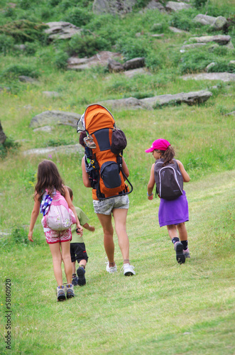 Photo: randonnée en famille randonnée en famille
