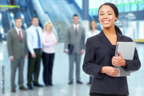 Photo: Group of business people. Group of business people.