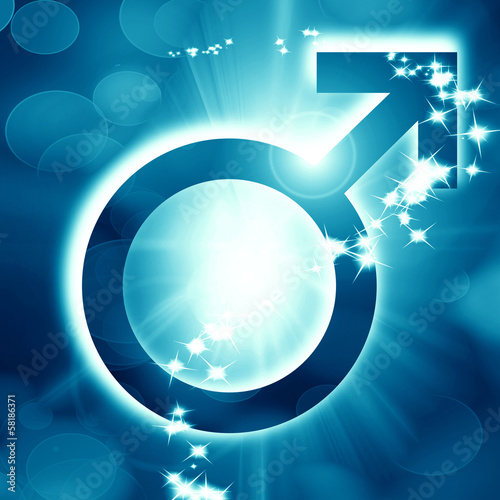 Illustration: male symbol male symbol