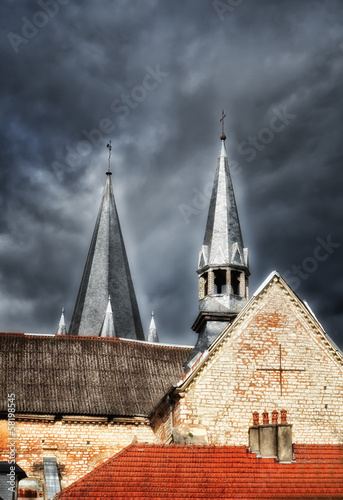 Photo: the church steeples the church steeples