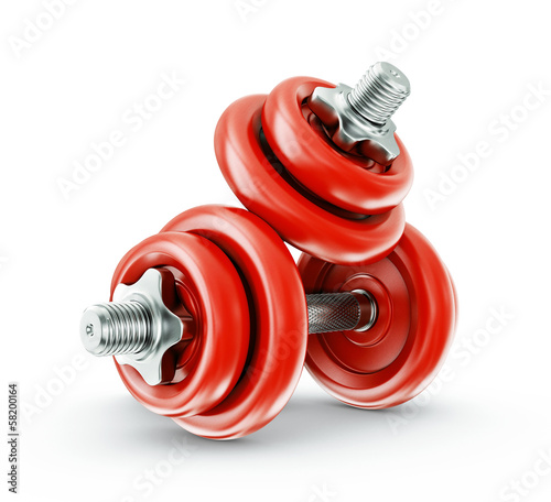Illustration: dumbbell dumbbell