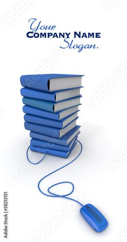 Illustration: Blue e-books Blue e-books