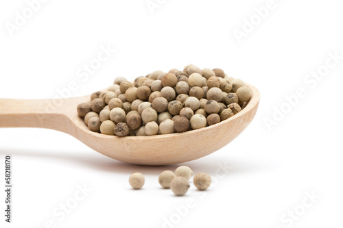 Photo: white peppercorns white peppercorns