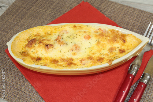Photo: gratin de poissons gratin de poissons