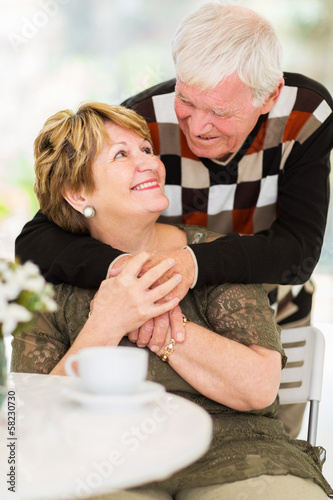 Photo: senior couple embracing senior couple embracing
