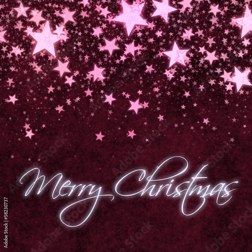 Photo: Christmas red stars background Christmas red stars background