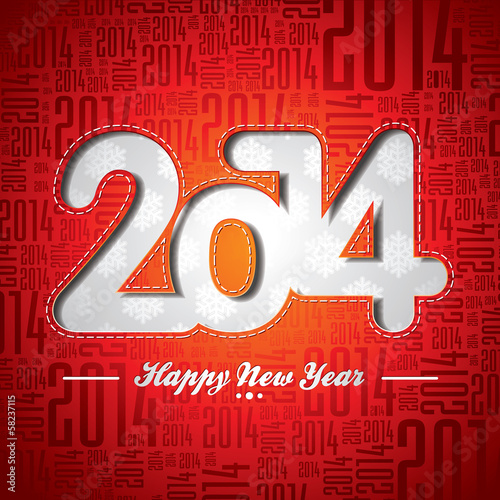 Vector: Vector Happy New Year 2014 celebration design. Vector Happy New Year 2014 celebration design.