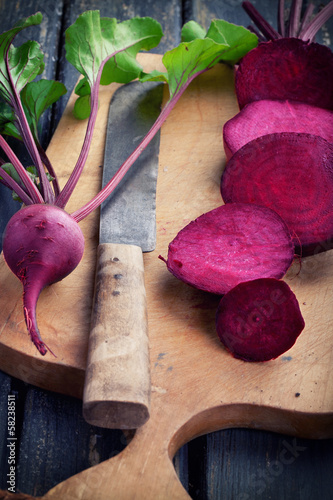 Photo: rote Bete angerichtet rote Bete angerichtet