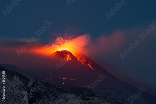 Photo: Eruption etna 2013 Eruption etna 2013