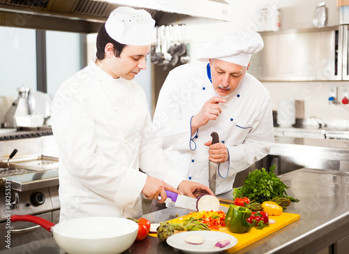Photo: Chefs at work Chefs at work