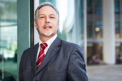 Photo: Confident businessman portrait Confident businessman portrait