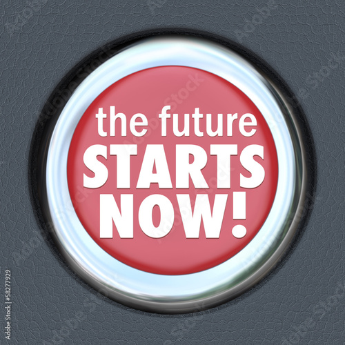 Illustration: Futre Starts Now Car Start Button New Technology Futre Starts Now Car Start Button New Technology