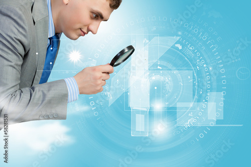 Photo: Searching and examining Searching and examining