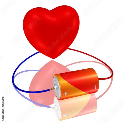 Illustration: Energie fürs Herz Energie fürs Herz
