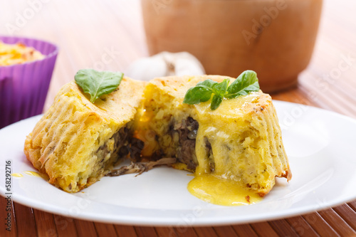 Photo: potato pudding potato pudding