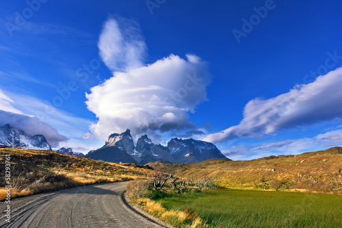 Photo: The clouds above the Los Kuernos The clouds above the Los Kuernos