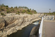 Photo: Narmada River flowing through a gorge of Marble rocks, Bhedaghat, Jabalpur District, Madhya Pradesh, India Narmada River flowing through a gorge of Marble rocks, Bhedaghat, Jabalpur District, Madhya Pradesh, India