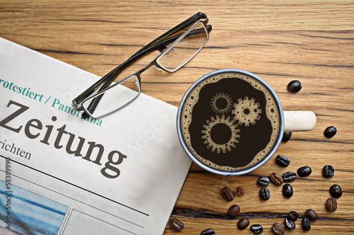 Photo: Kaffee Zahnräder Kaffee Zahnräder