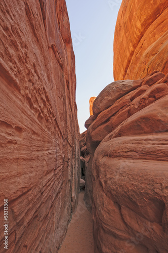 Photo: Narrow Canyon in the Shade Narrow Canyon in the Shade