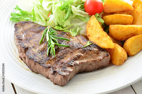 Photo: Steak and Chips Steak and Chips
