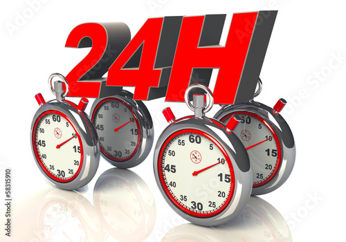 Illustration: 24 H Tag und Nacht 24 H Tag und Nacht