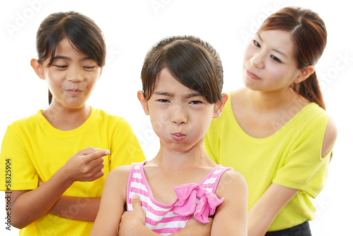 Photo: 機嫌の悪い女の子 機嫌の悪い女の子