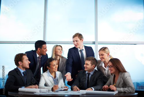 Photo: Discussing ideas Discussing ideas