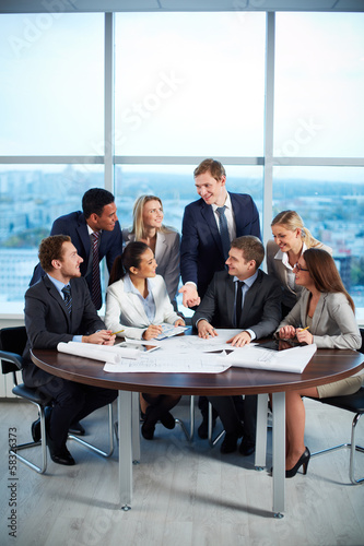 Photo: Business team at meeting Business team at meeting
